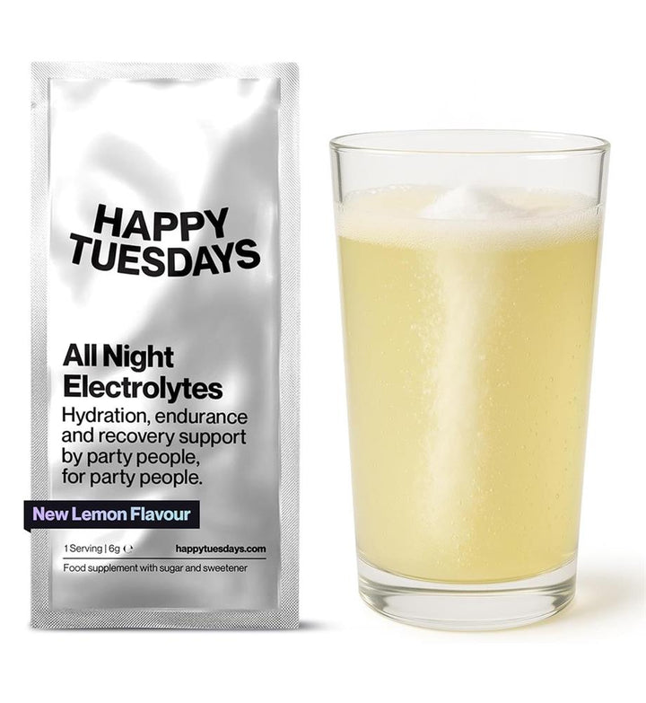 Happy Tuesdays All Night Electrolytes 1 Sachet (For Retail only)