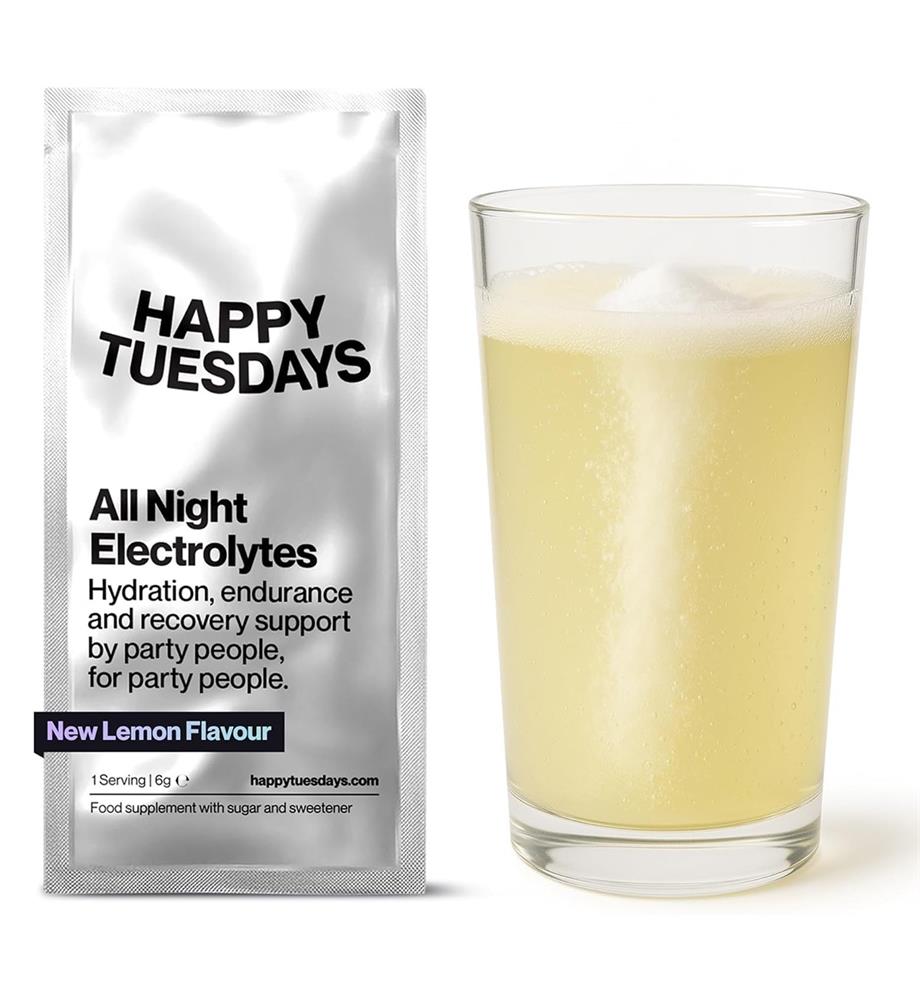 Happy Tuesdays All Night Electrolytes 1 Sachet (For Retail only)