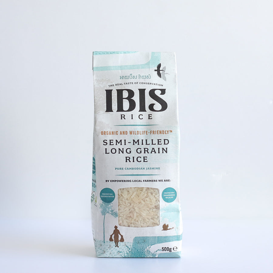 Organic Semi-milled Long Grain Rice Jasmine 500g