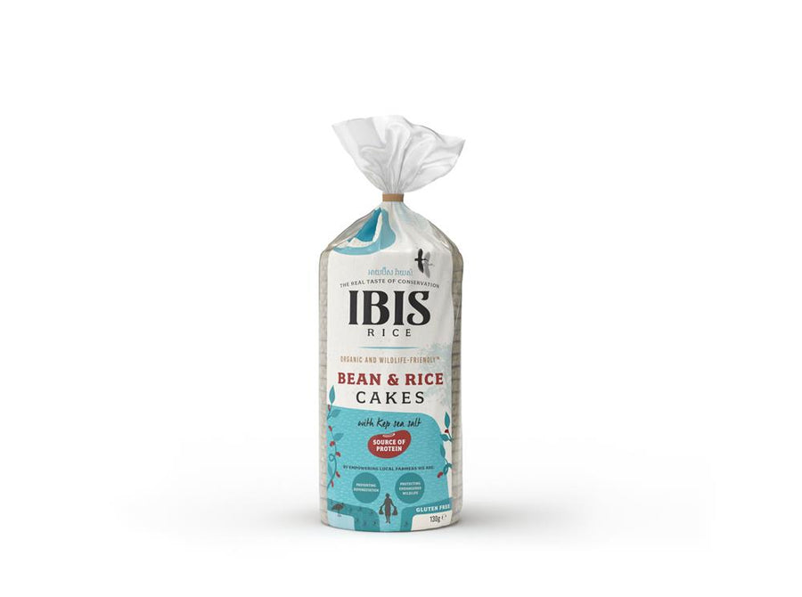 Organic Bean & Rice Cakes with Kep Sea Salt 130g