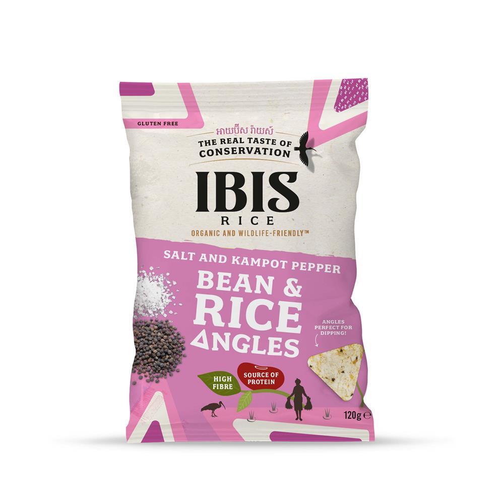 Organic Bean & Rice Angles Sea Salt & Kampot Pepper 120g