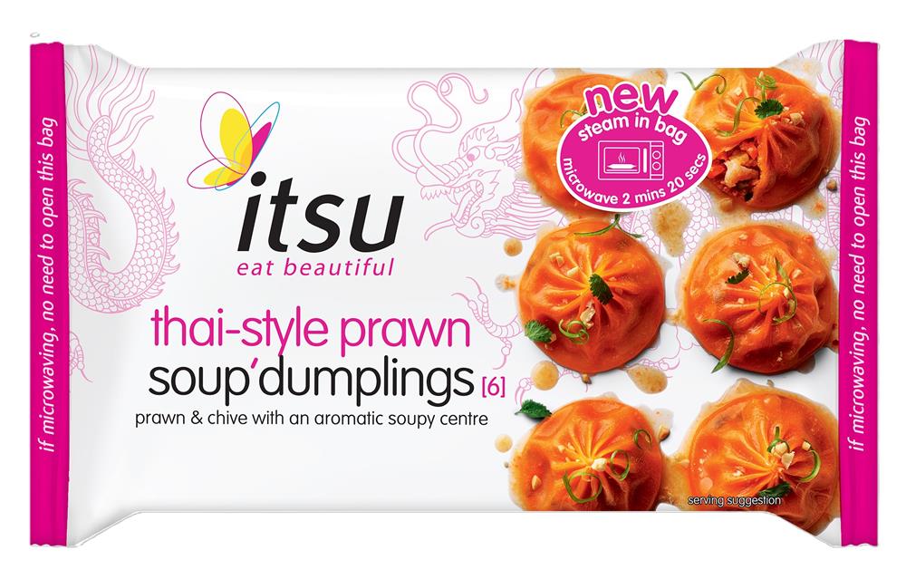 itsu Soup Dumplings - Thai Style Prawn 168g
