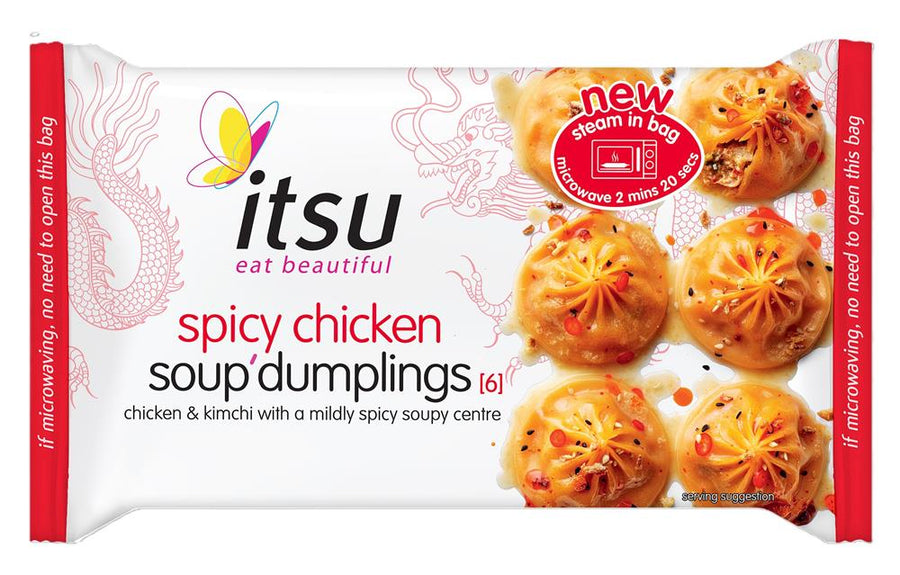 itsu Soup Dumplings - Spicy Chicken 168g