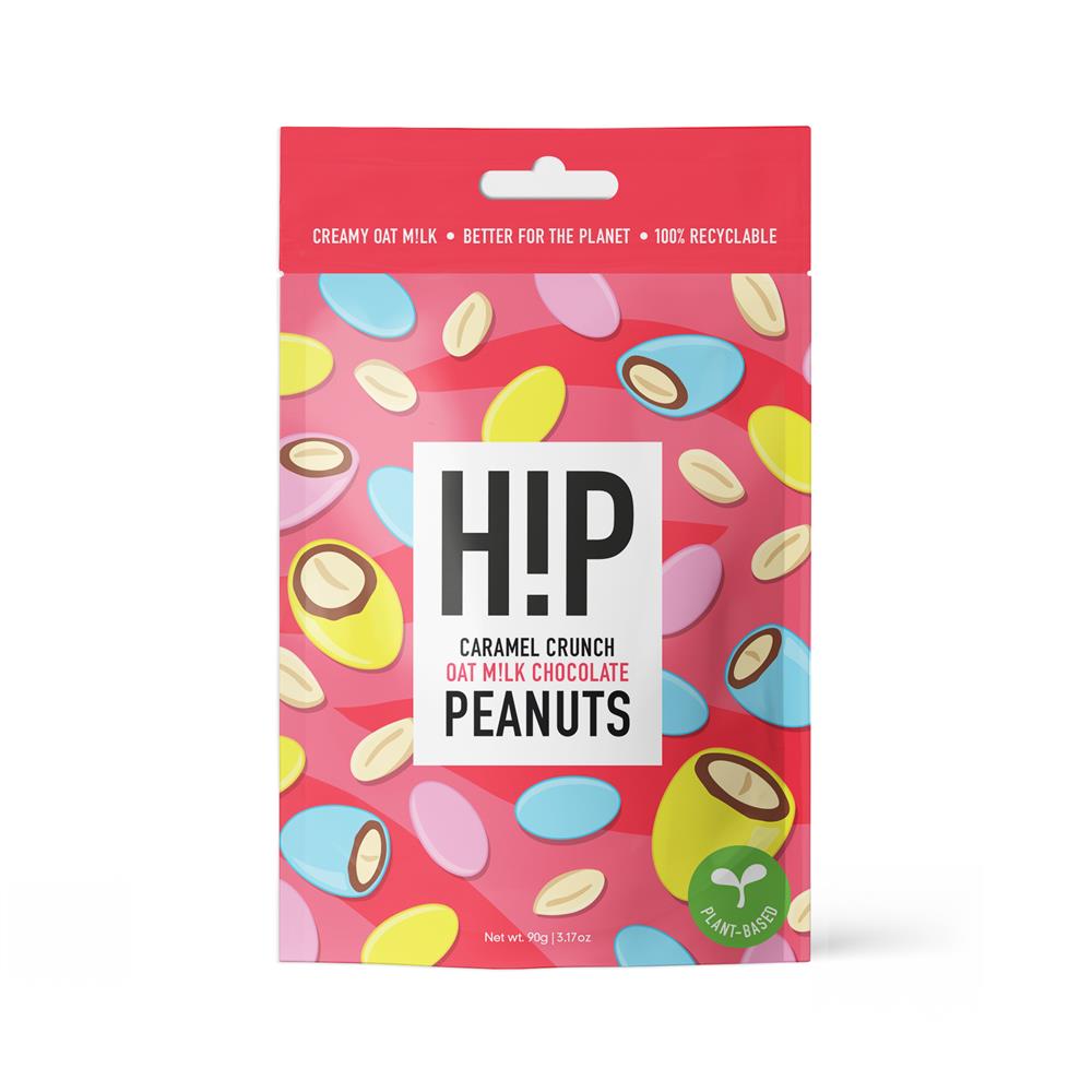 HIP Crunchy Caramel Peanuts Pouch 90g