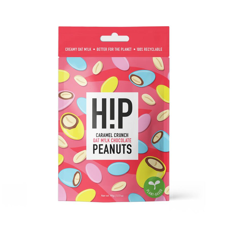 HIP Crunchy Caramel Peanuts Pouch 90g