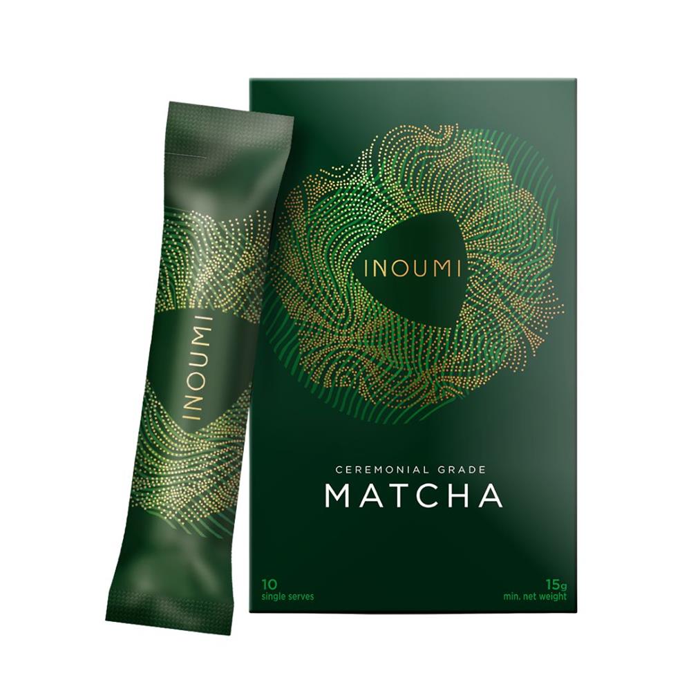 Japanese matcha. no added sugar 10 compostable sachets.