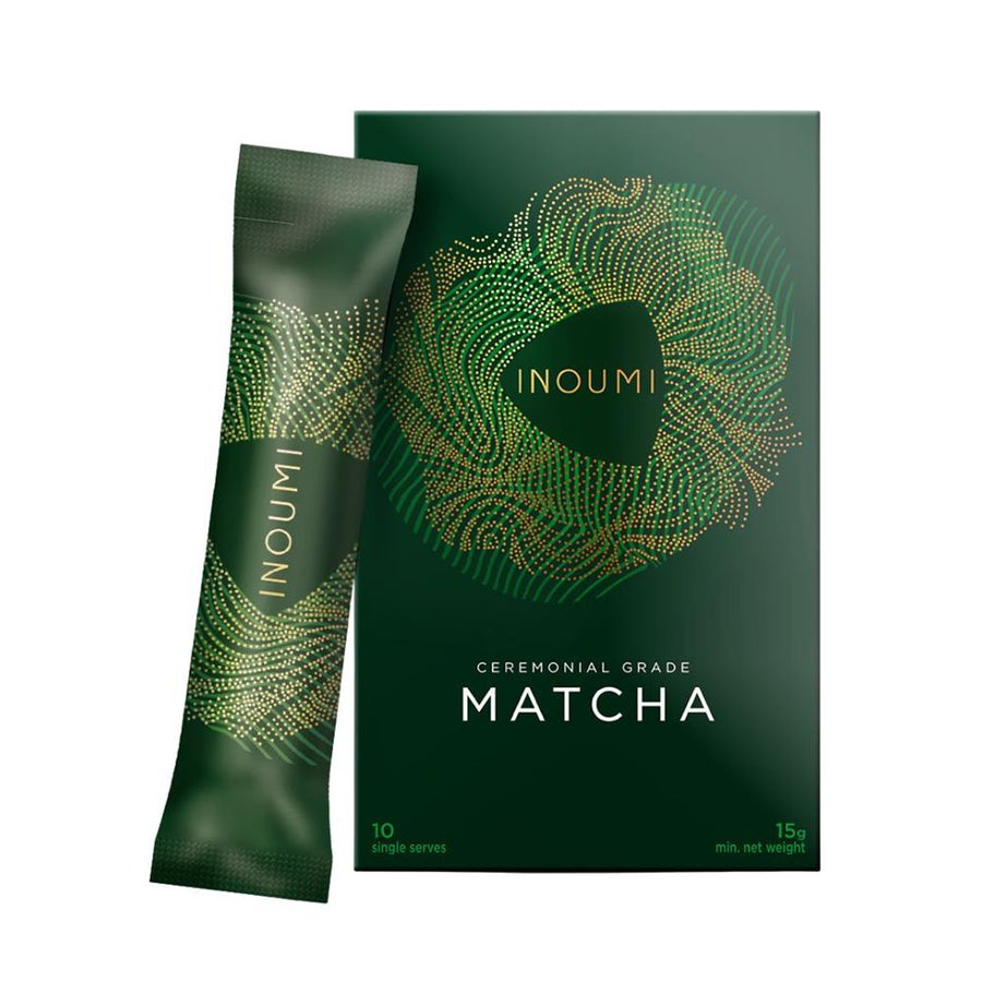 Japanese matcha. no added sugar 10 compostable sachets.