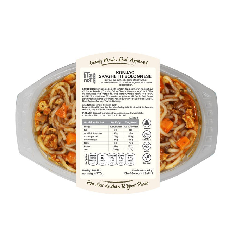 Itz Not Konjac Spaghetti Bolognese 370g