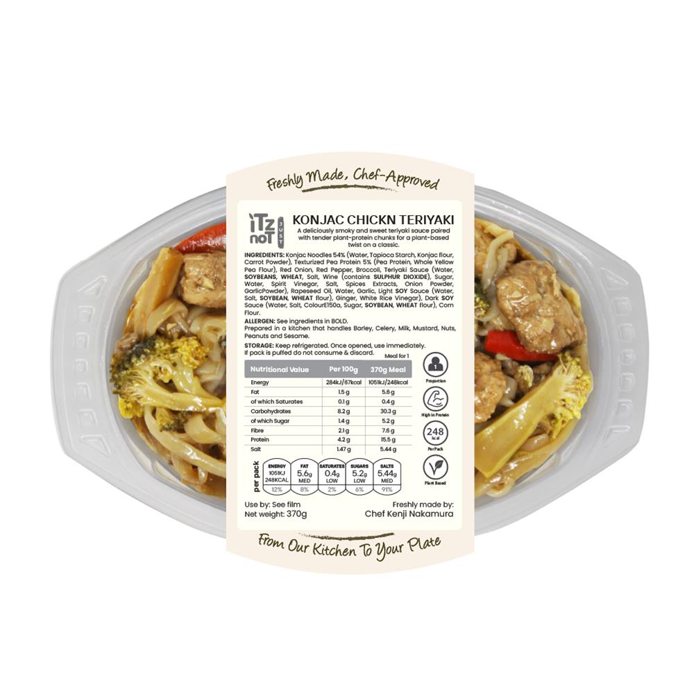 Itz Not Chick'n Konjac Teriyaki 370g