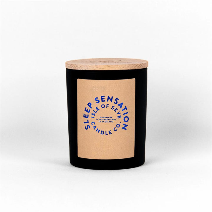 Sleep Sensation Black Natural Wax Candle 9.5cm x 8cm x 8cm