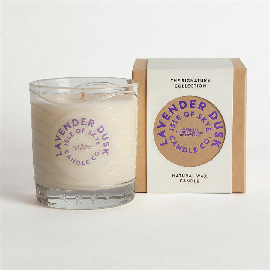 Lavender Dusk Island Natural Wax Candle 9.1cm x 8.2cm x 8.2cm