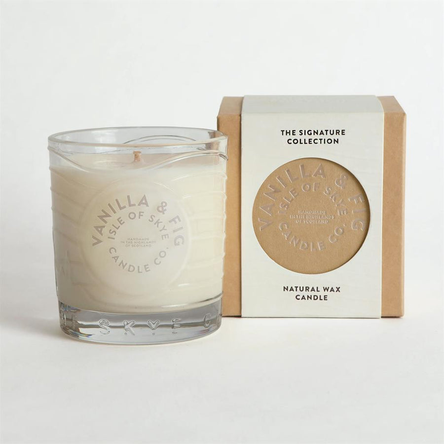 Vanilla & Fig Island Natural Wax Candle 9.1cm x 8cm x 8cm