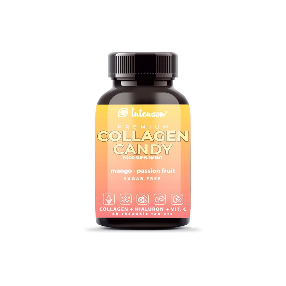 Collagen Candy with Mango-Passion Fruit Flavour- 60 Chewable Tab.