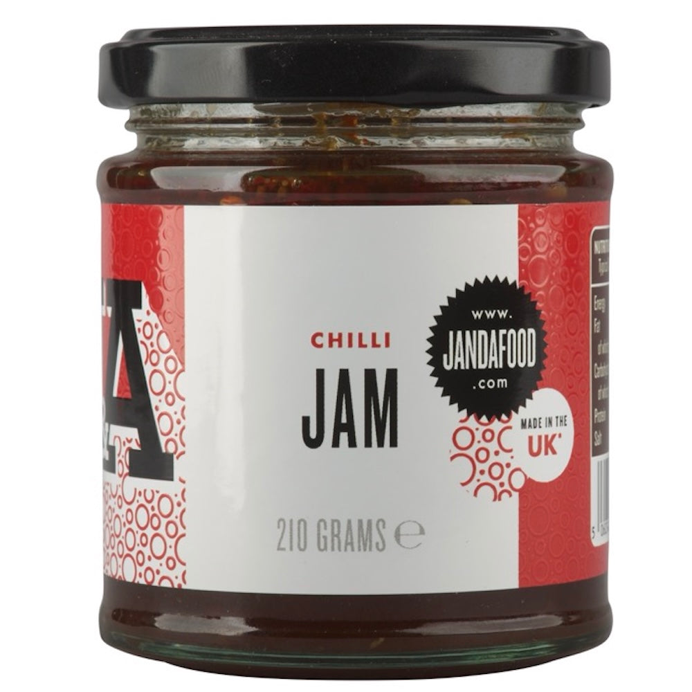 J&A Chilli Jam 210g