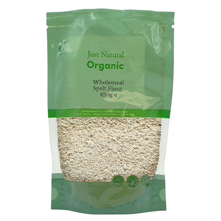 Organic Wholemeal Spelt Flour 450g