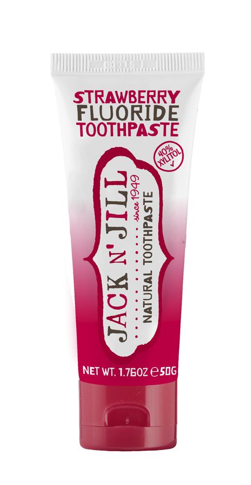 Jack N' Jill Natural Certified Toothpaste Strawberry Fluoride 50g