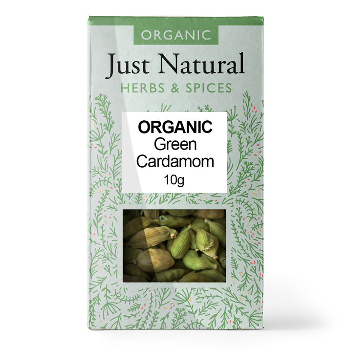 Organic Green Cardamom Pods (Box) 10g