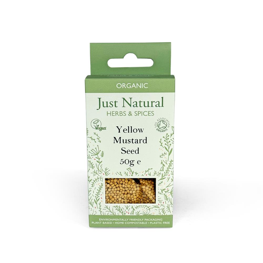 Organic Yellow Mustard Seed (Box) 50g