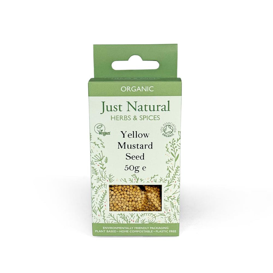 Organic Yellow Mustard Seed (Box) 50g