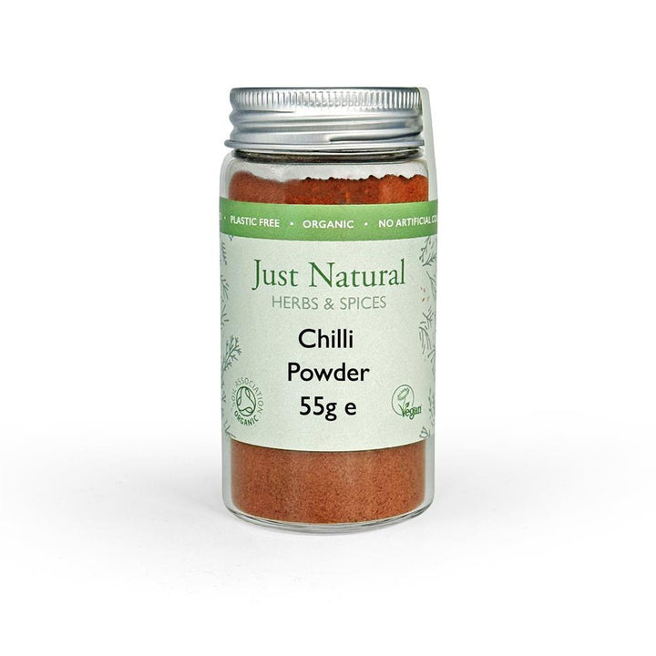 Organic Chilli Powder (Glass Jar) 55g