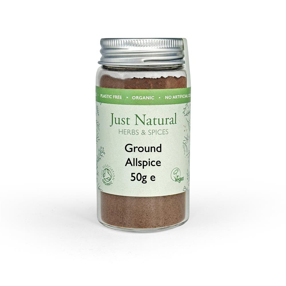 Organic Ground Allspice (Glass Jar) 50g