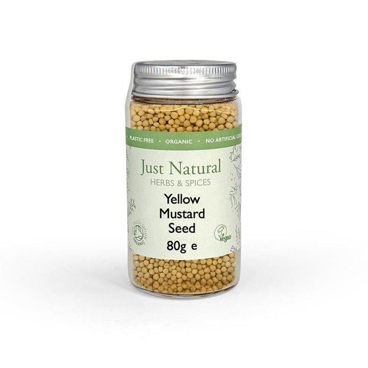 Organic Yellow Mustard Seed (Glass Jar) 80g