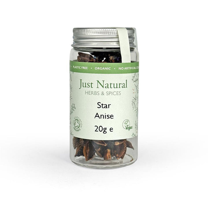 Organic Star Anise (Glass Jar) 20g