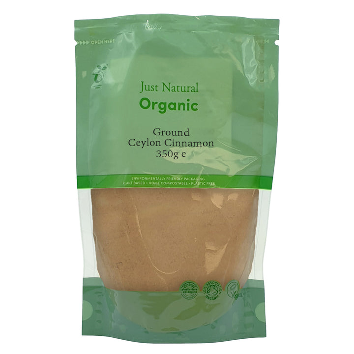 Organic Ground Ceylon Cinnamon 350g