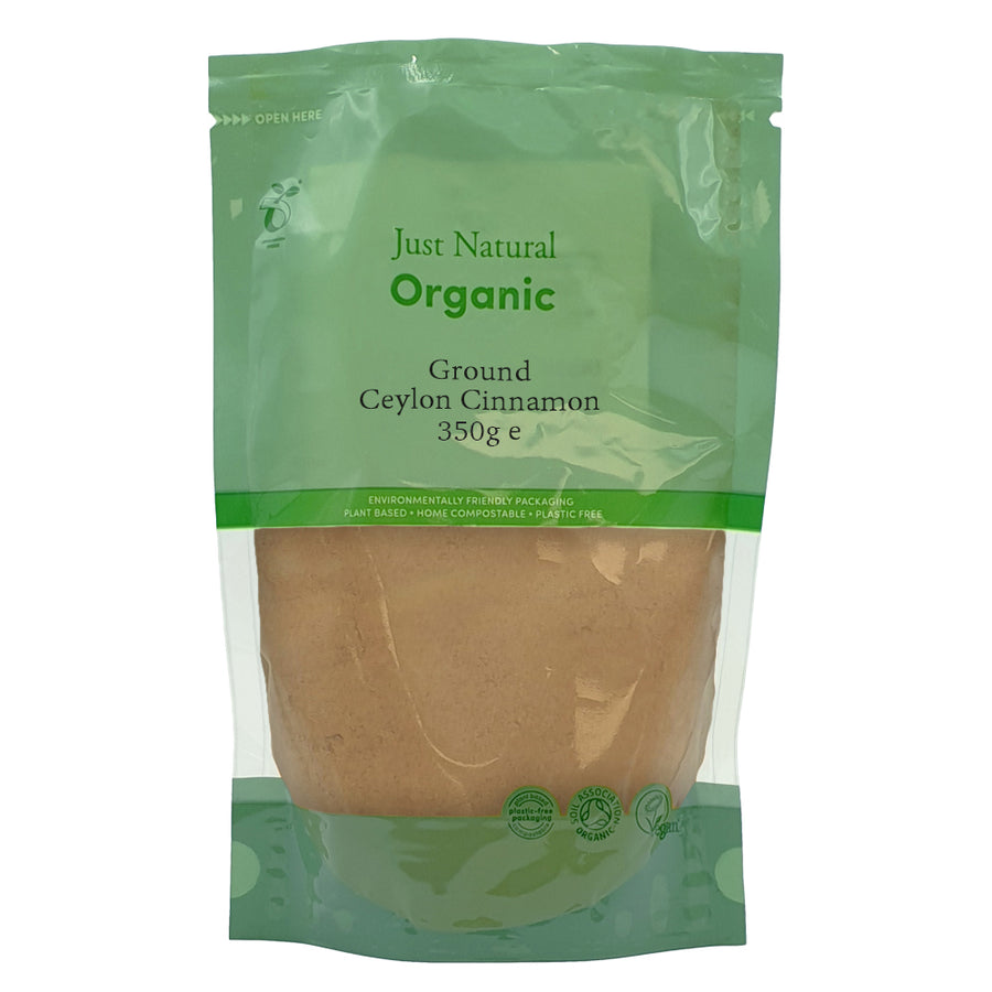Organic Ground Ceylon Cinnamon 350g
