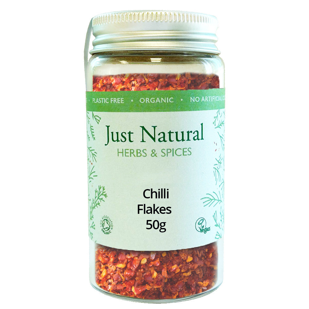 Organic Chilli Flakes (Jar) 40g