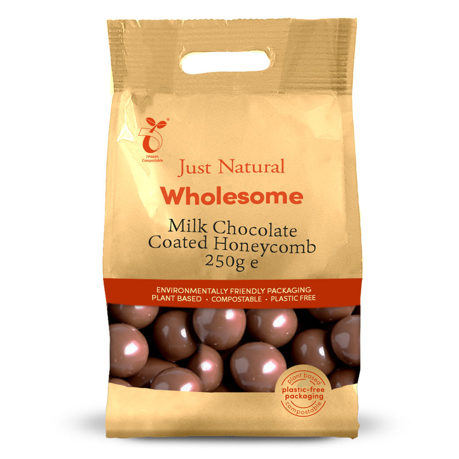 Milk Chocolate Coated Honeycomb 250g