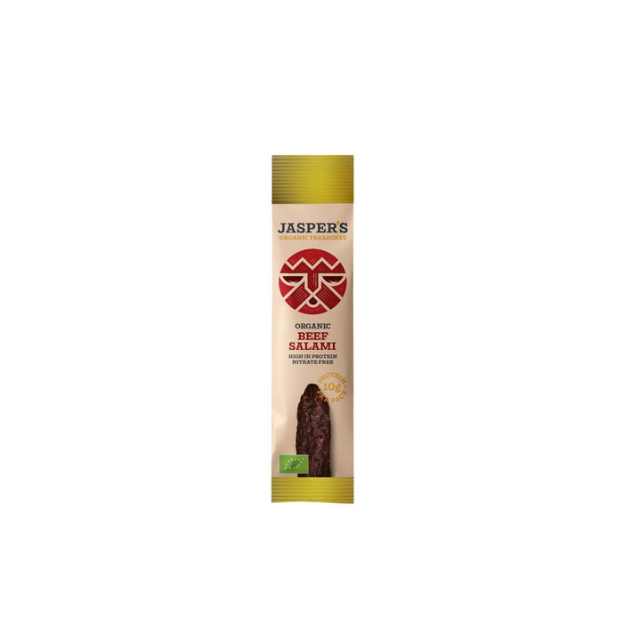 Jasper's Organic Beef Salami 25g
