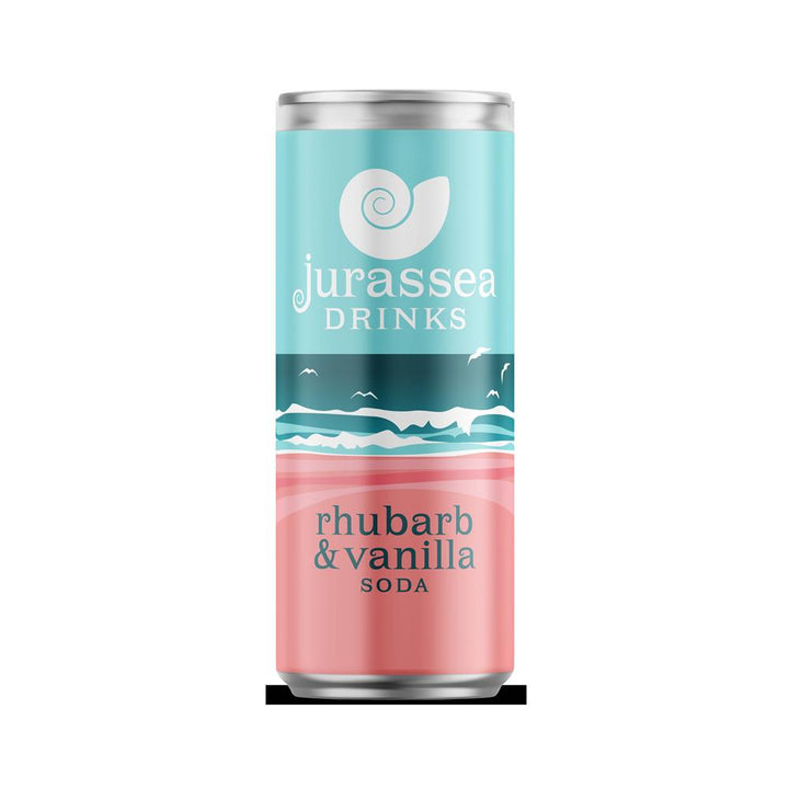 Jurassea Drinks Rhubarb & Vanilla Soda 250ml