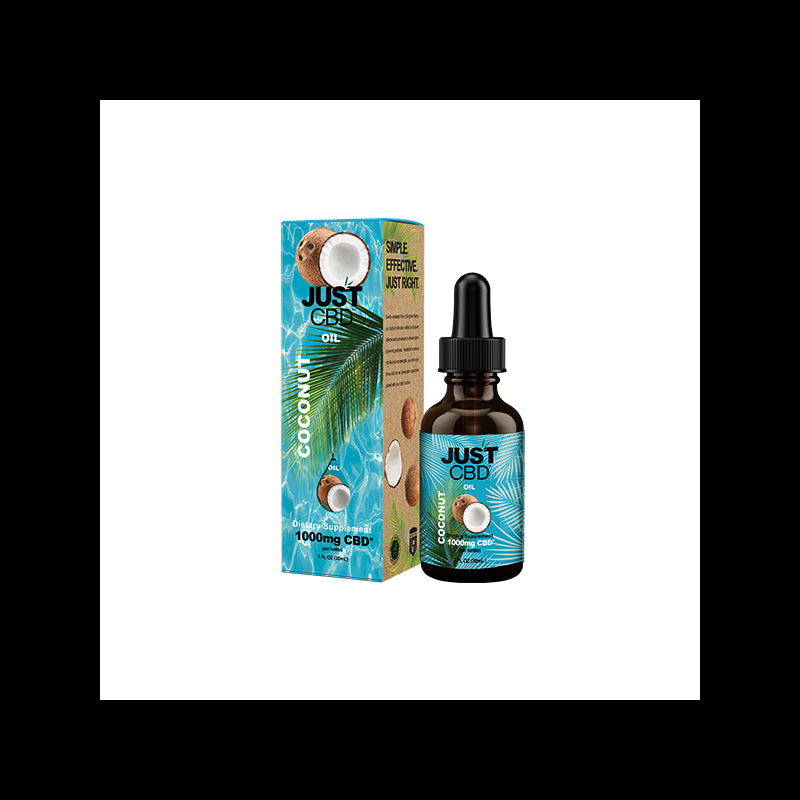 Just CBD 1000mg Coconut Oil Tincture - 30ml