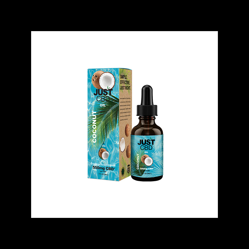Just CBD 550mg Coconut Oil Tincture - 30ml