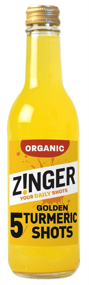 Zinger Organic Ginger 5 Shots Dosing Bottle 330ml