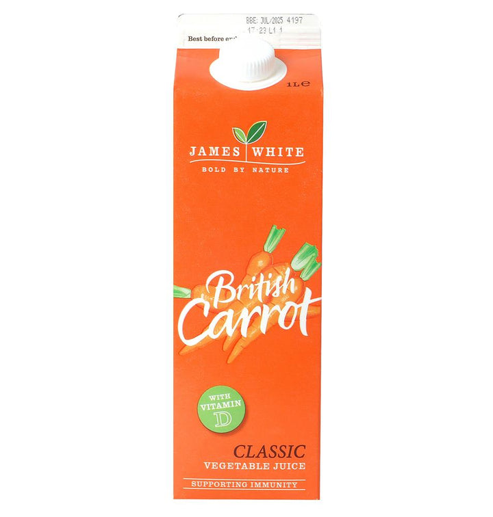 James White British Carrot Juice and Vitamin D 1L