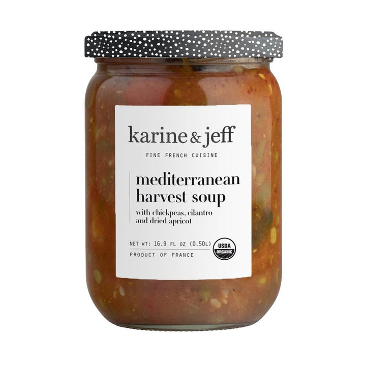 Karine & Jeff Organic Mediterranean Harvest Soup with Chickpeas 500ml