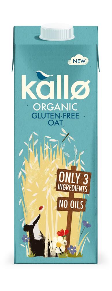 Kallo Organic Gluten-free Oat Drink 1L