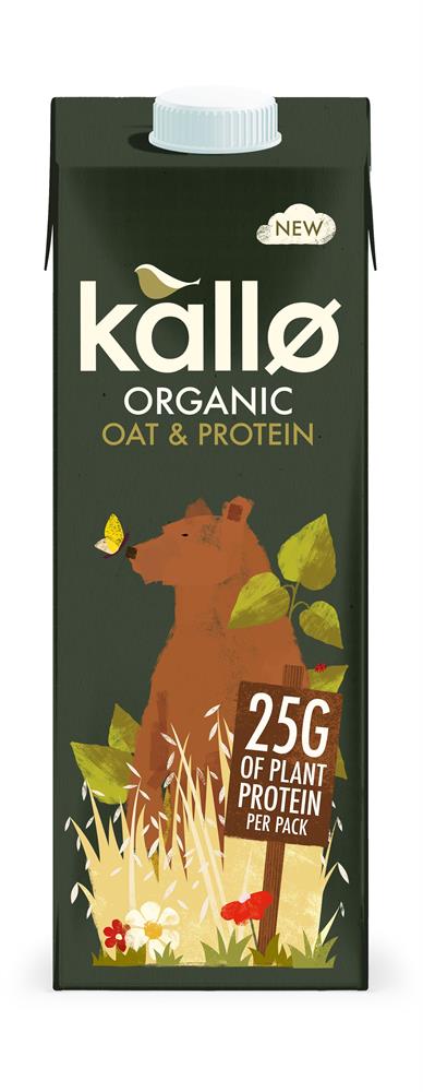 Kallo Organic Oat & Protein Drink 1L