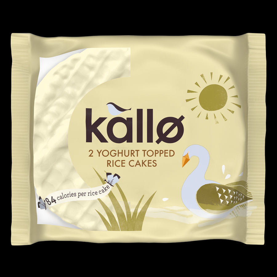 Kallo Yogurt Topped Rice Cake 33g