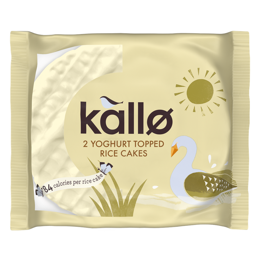 Kallo Yogurt Topped Rice Cakes 33g
