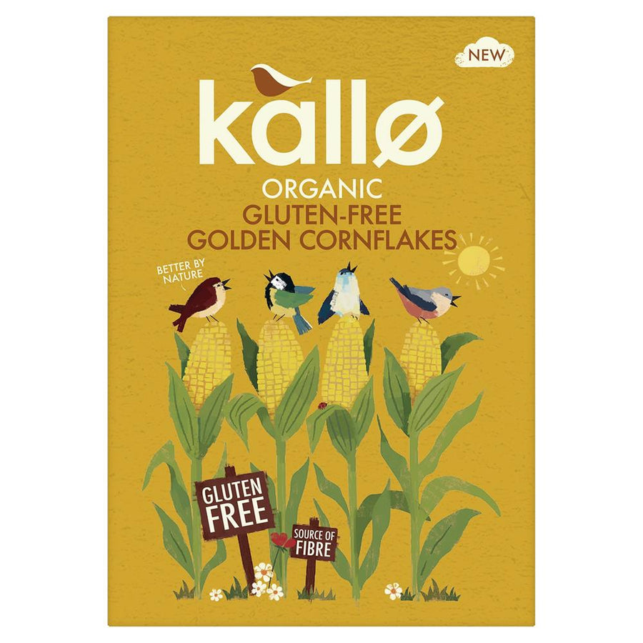 Kallo Organic Gluten Free Cornflakes 375g