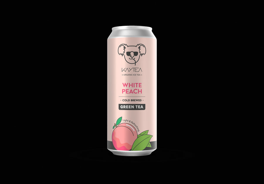 Kaytea Organic Green Tea with Peach 330ml