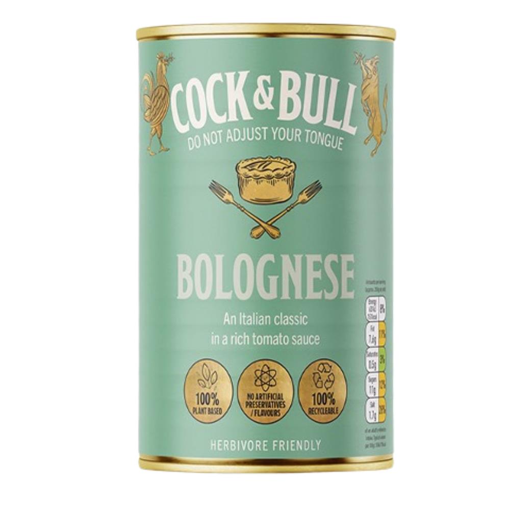 Cock and Bull Vegan Tinned Bolognese 392g