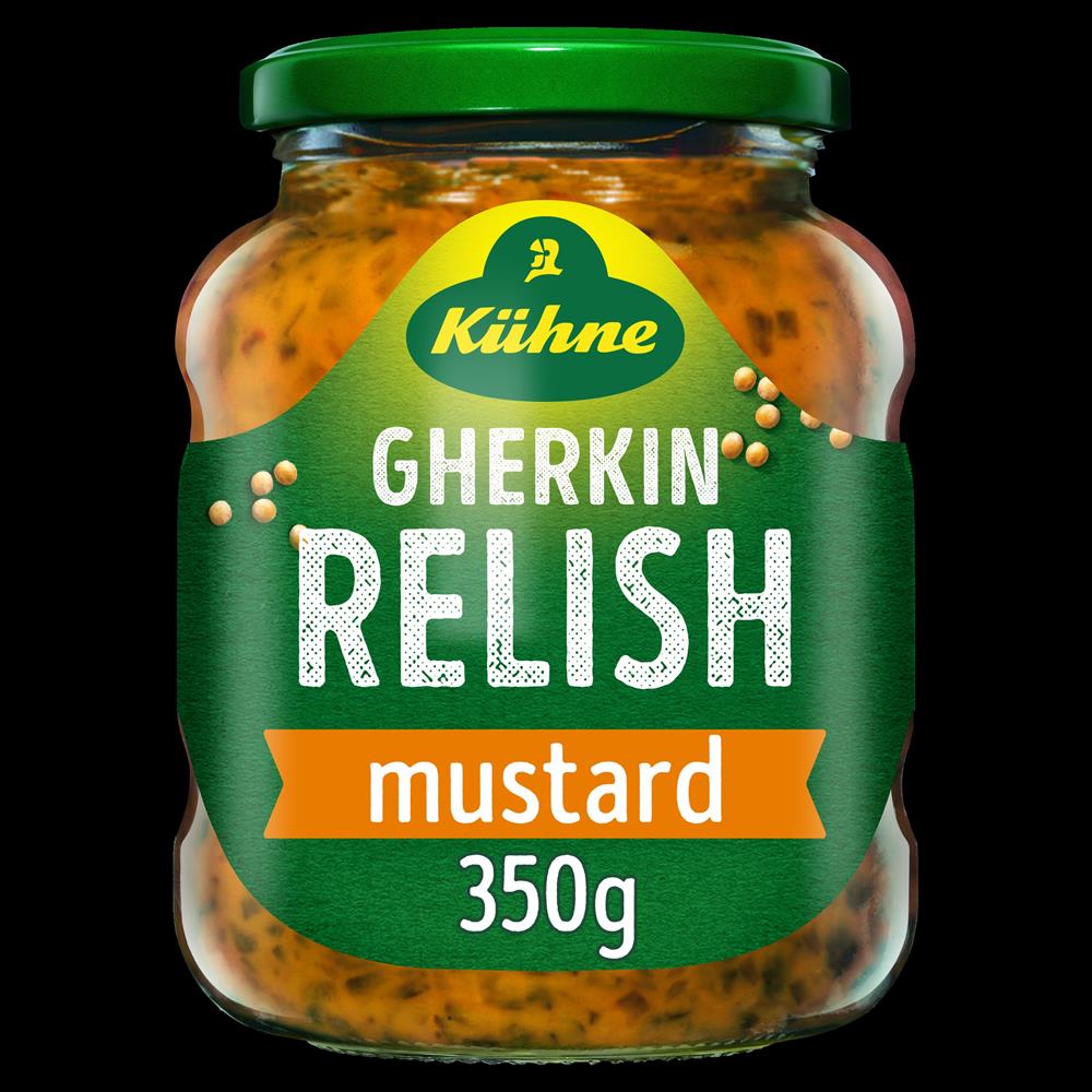 Kuhne Mustard Gherkin Relish 350g