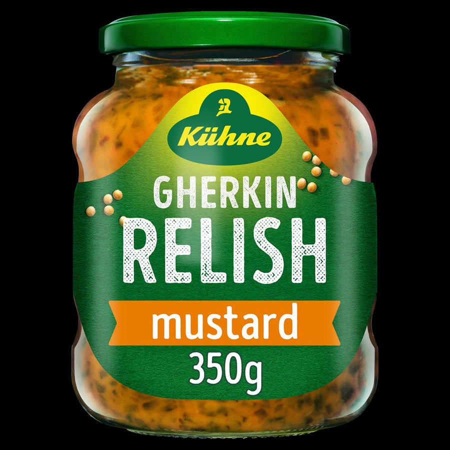 Kuhne Mustard Gherkin Relish 350g