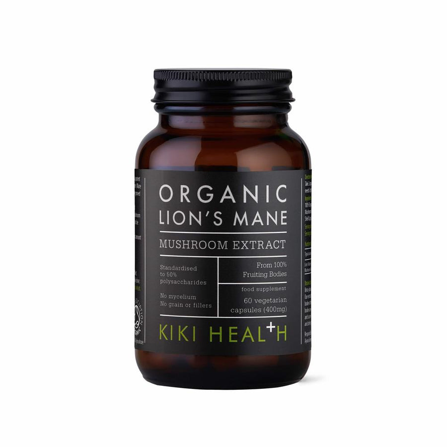 Organic Lion's Mane Extract Mushroom 60 Vegicaps