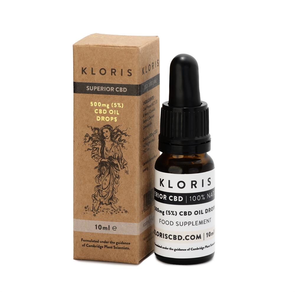 KLORIS 500mg (5%) CBD Oil Drops