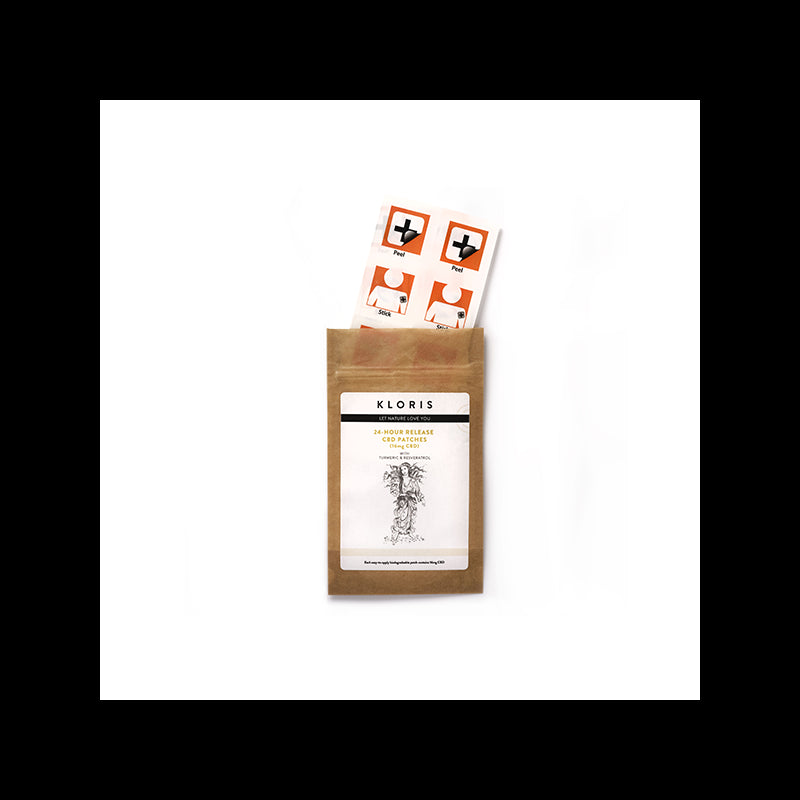 Kloris 16mg CBD Patches With Turmeric - 30 Day Supply